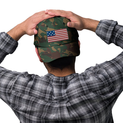 Casquette de Baseball de couleur camouflage "Drapeau Américain"