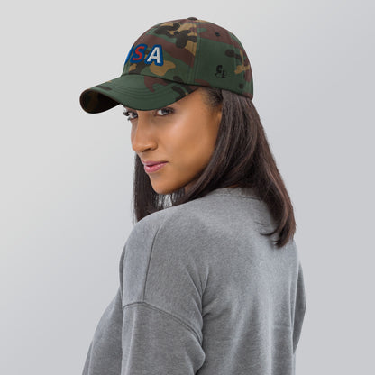 Casquette de Baseball de couleur camouflage "USA"