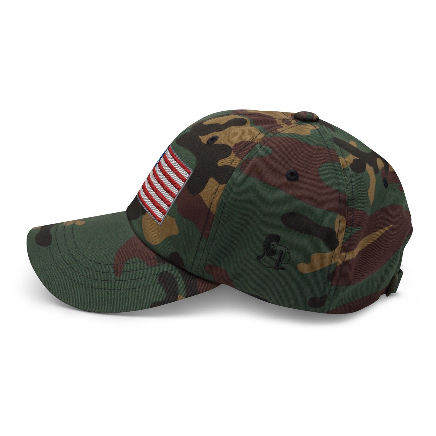 Casquette de Baseball de couleur camouflage "Drapeau Américain"