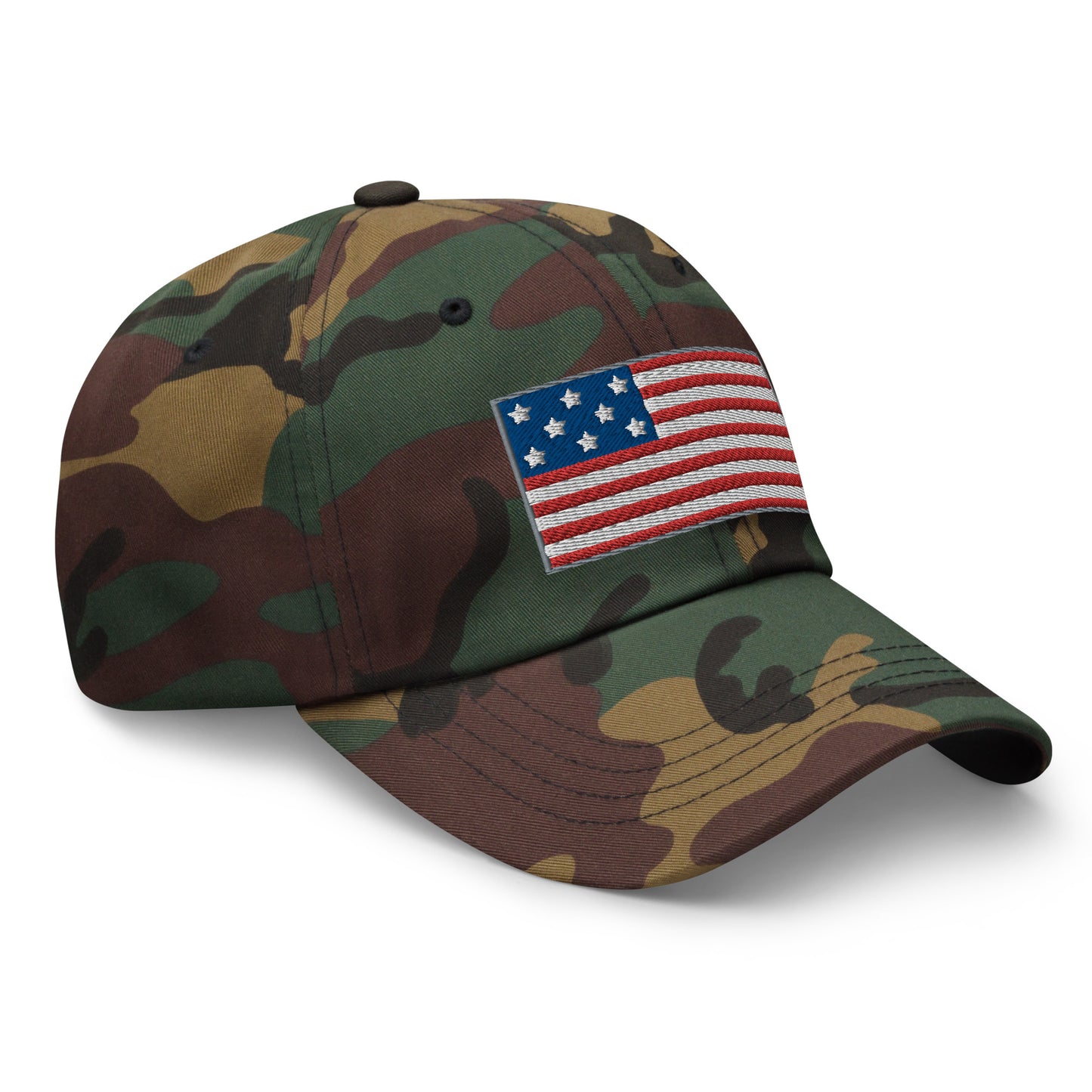 Casquette de Baseball de couleur camouflage "Drapeau Américain"