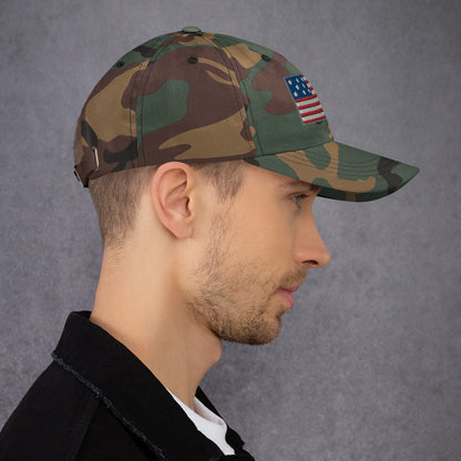 Casquette de Baseball de couleur camouflage "Drapeau Américain"