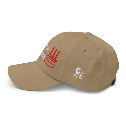 Casquette Baseball, brodée « C'est mon anniversaire », en Kaki, vue de côté, image 37