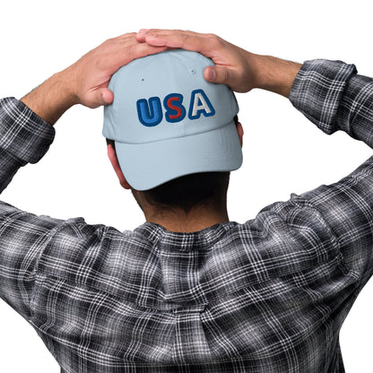 Casquette de Baseball de couleur bleue claire "USA"