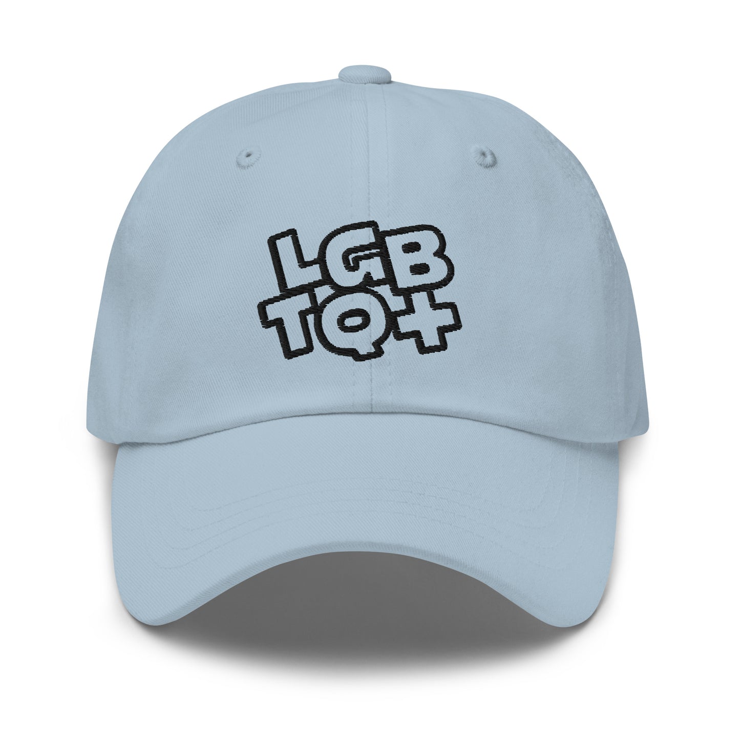 Casquette de Baseball de couleur bleue claire "LGBTQ+"