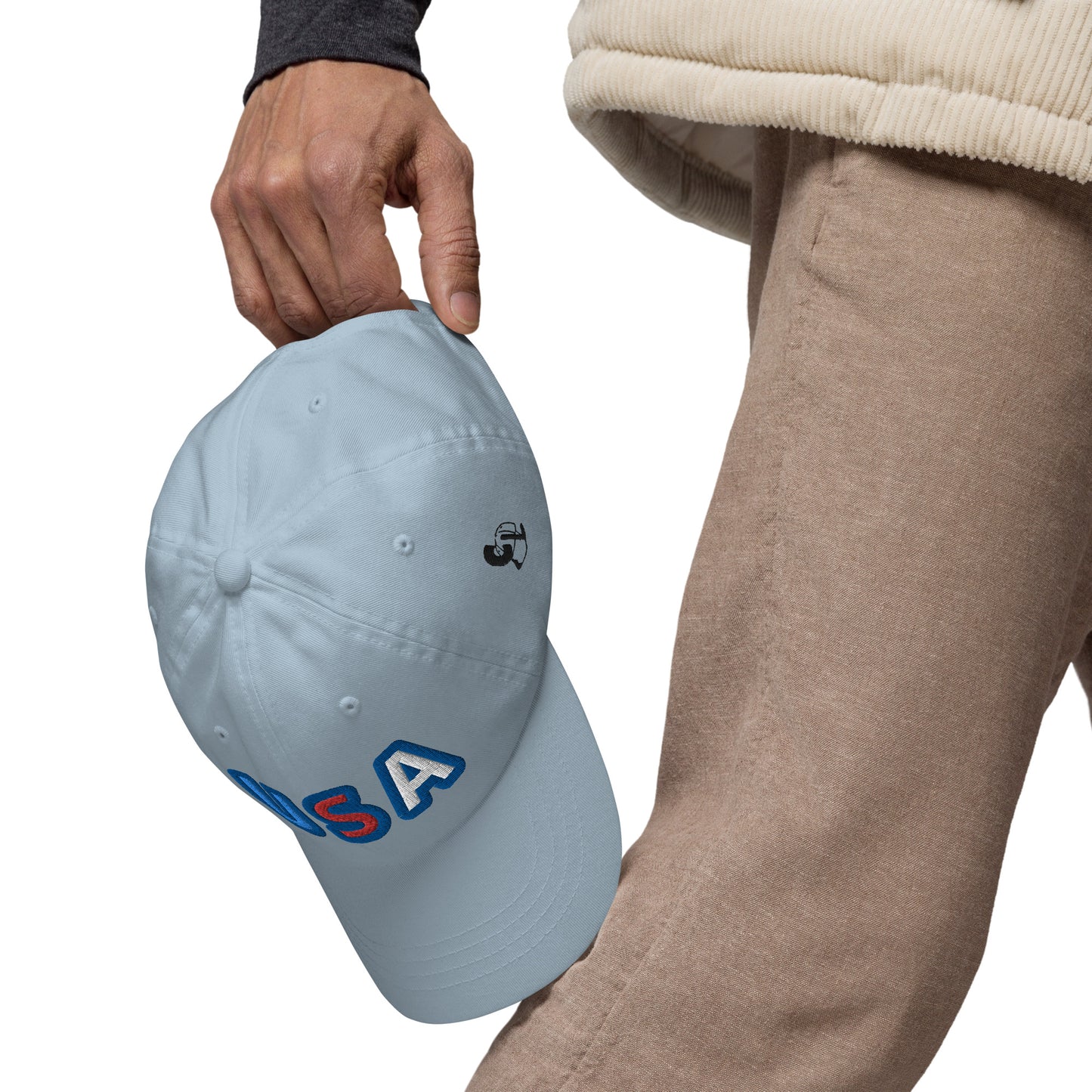 Casquette de Baseball de couleur bleue claire "USA"