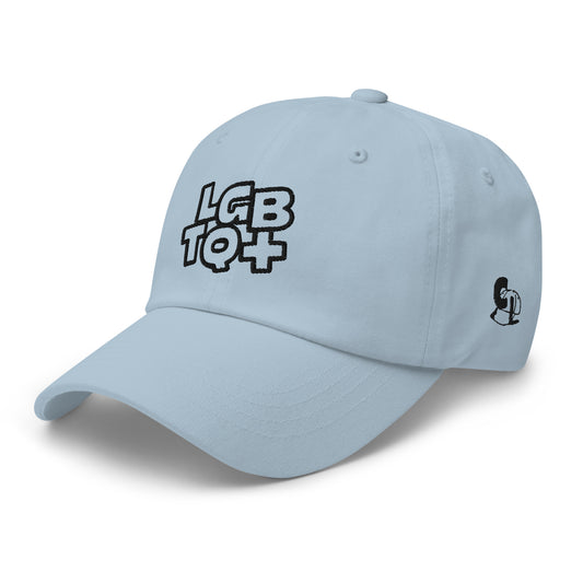 Casquette de Baseball de couleur bleue claire "LGBTQ+"