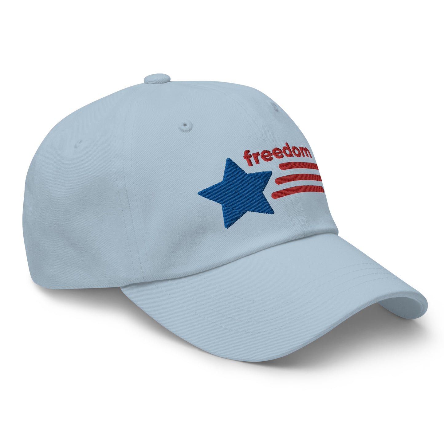 Casquette de Baseball de couleur bleue claire "Freedom"