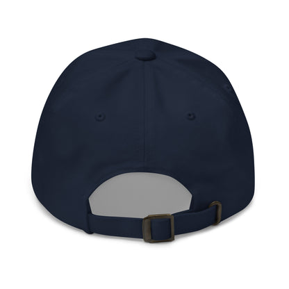 Casquette Baseball, brodée « Evolution de l'homme jusqu'à un guitariste », en Bleu Marine, vue arrière, image 21