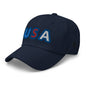 Casquette de Baseball de couleur bleue marine "USA"