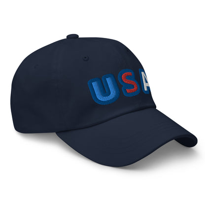 Casquette de Baseball de couleur bleue marine "USA"