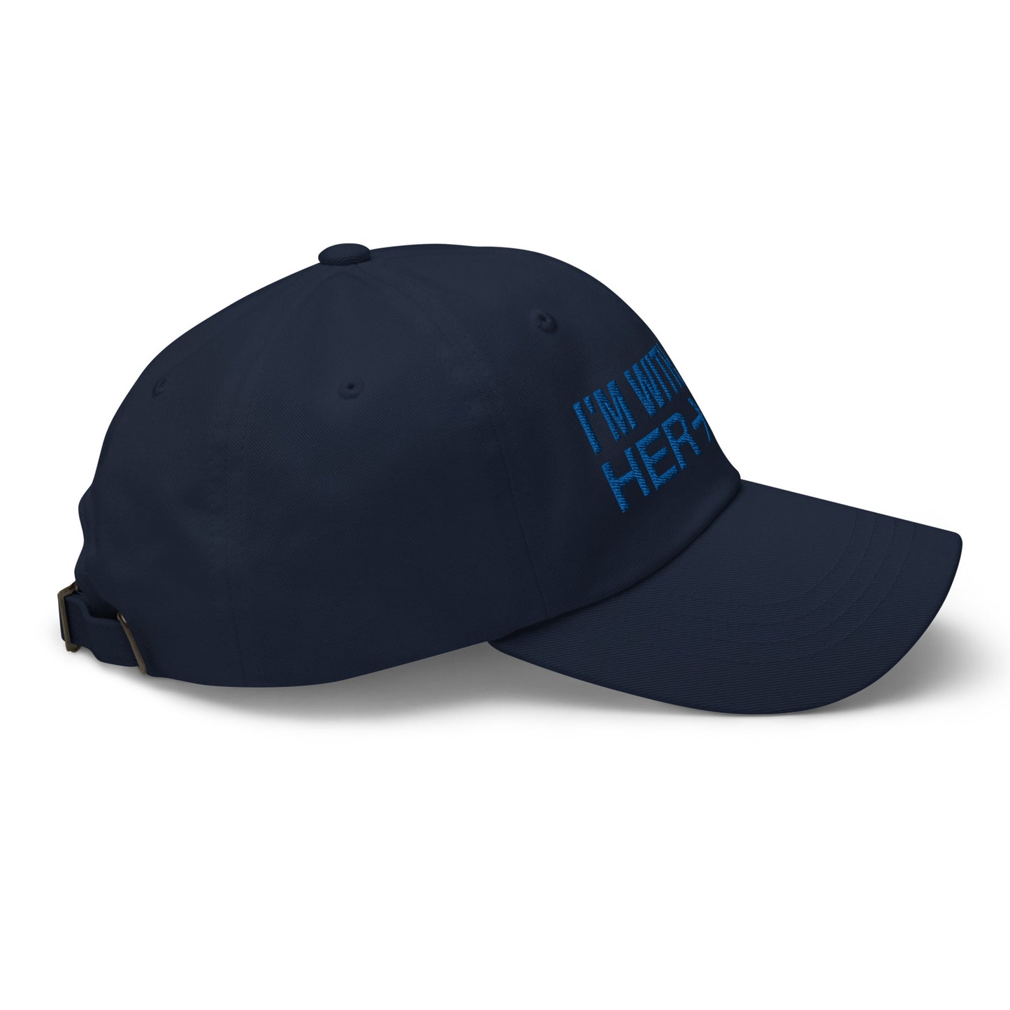 Casquette de Baseball de couleur bleue marine "I'm with her"