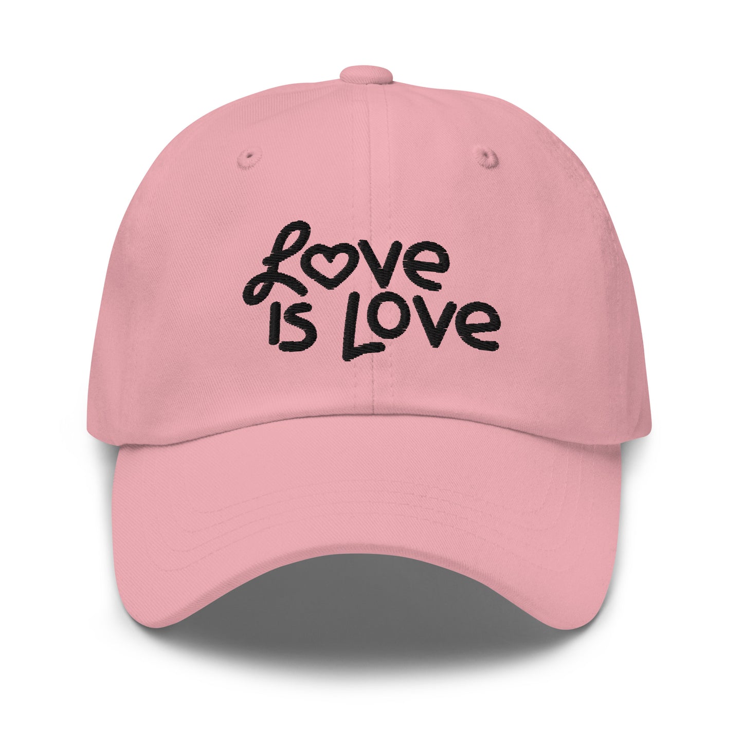 Casquette de Baseball de couleur rose "Love Is Love"