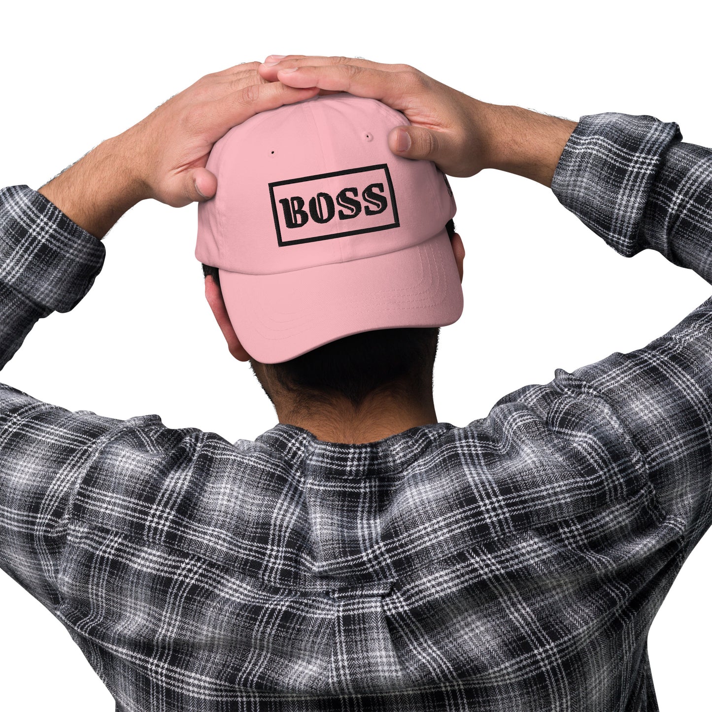 Casquette de Baseball de couleur rose "Boss"