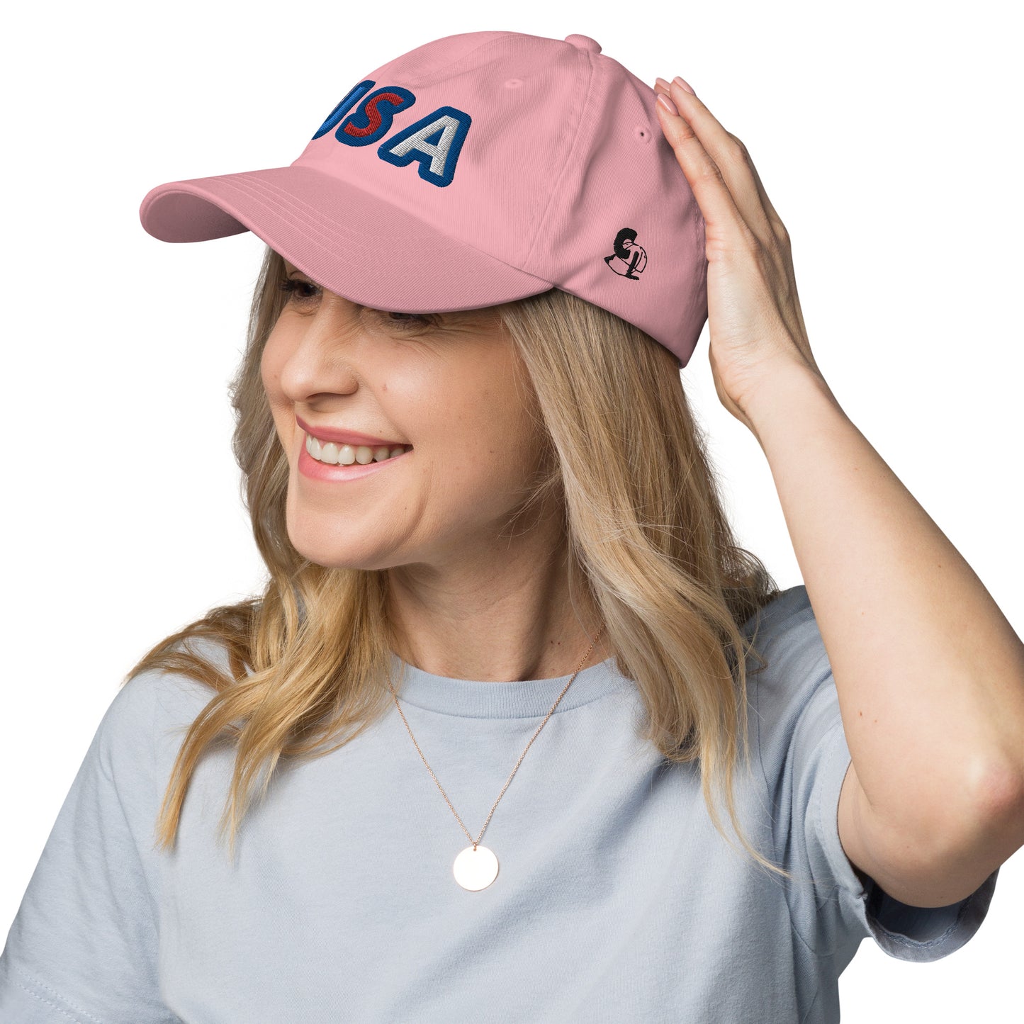 Casquette de Baseball de couleur rose "USA"