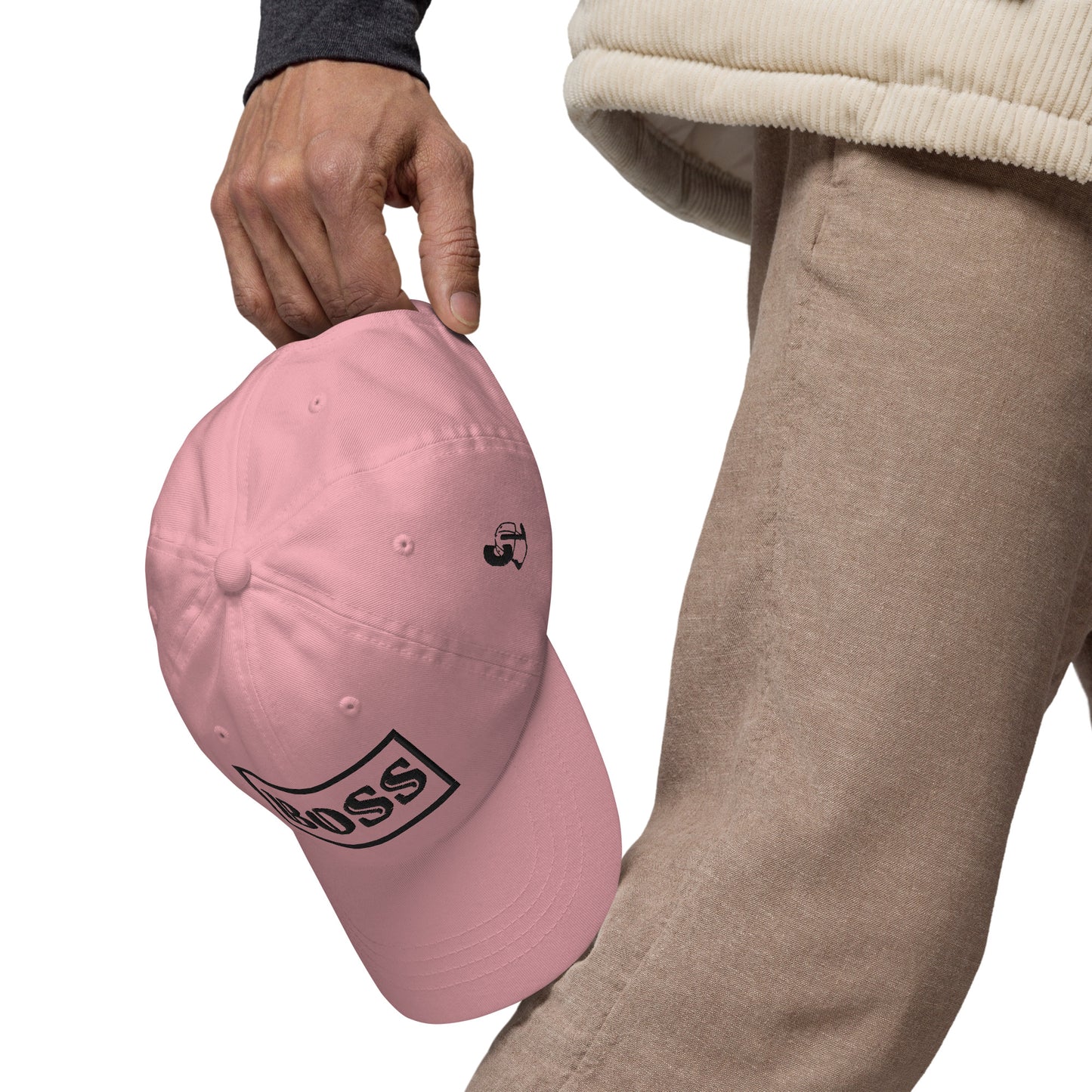 Casquette de Baseball de couleur rose "Boss"