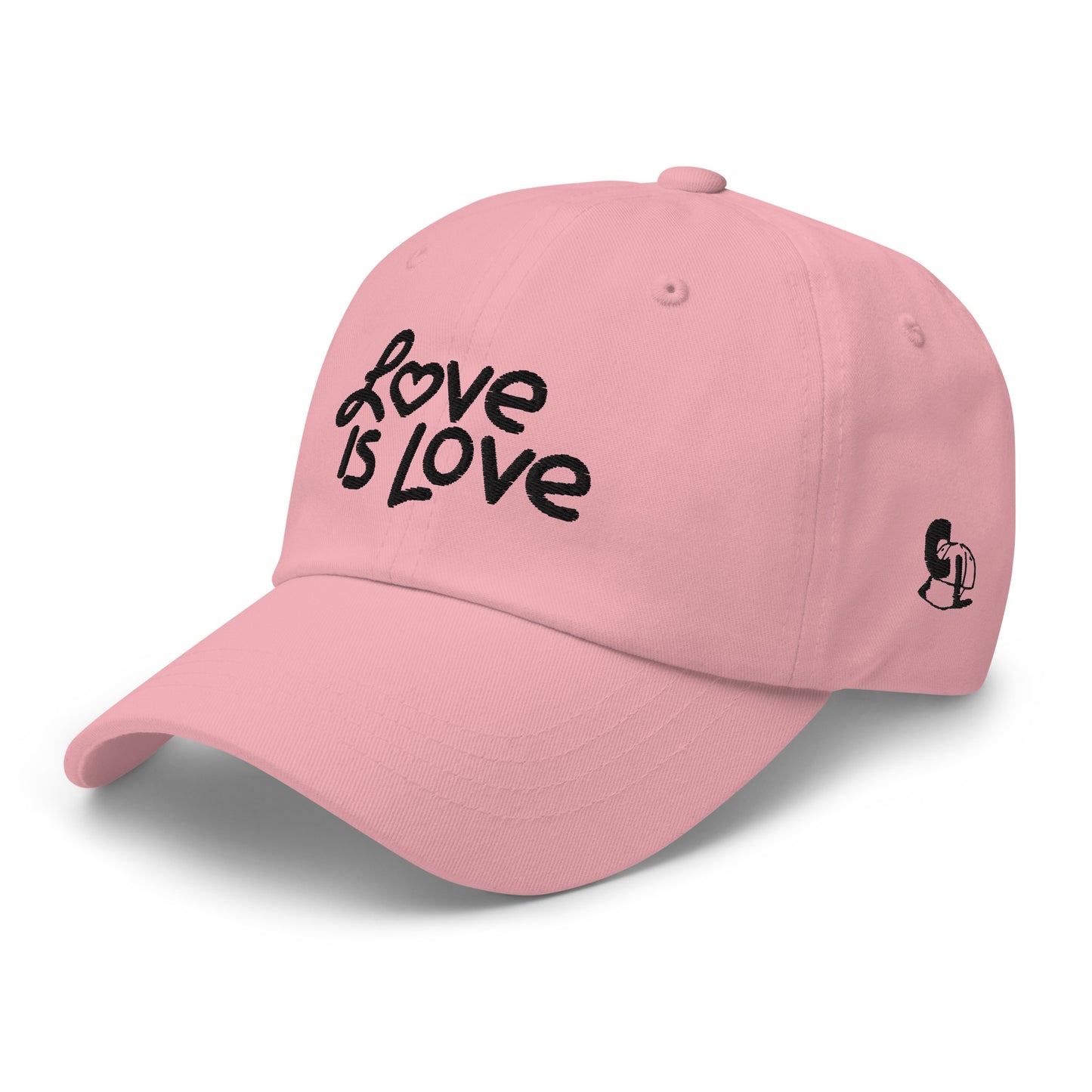 Casquette de Baseball de couleur rose "Love Is Love"