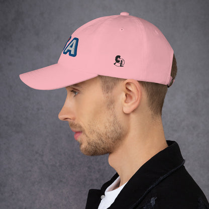 Casquette de Baseball de couleur rose "USA"