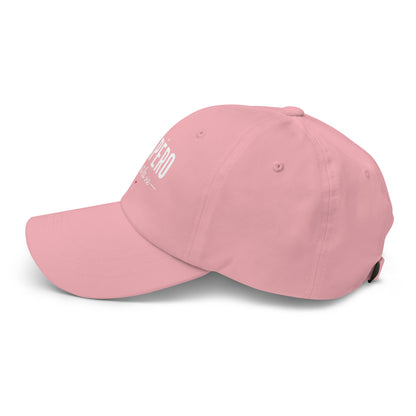 Casquette Baseball, brodée « L'apéro c'est la vie », en Rose, vue de côté, image 46