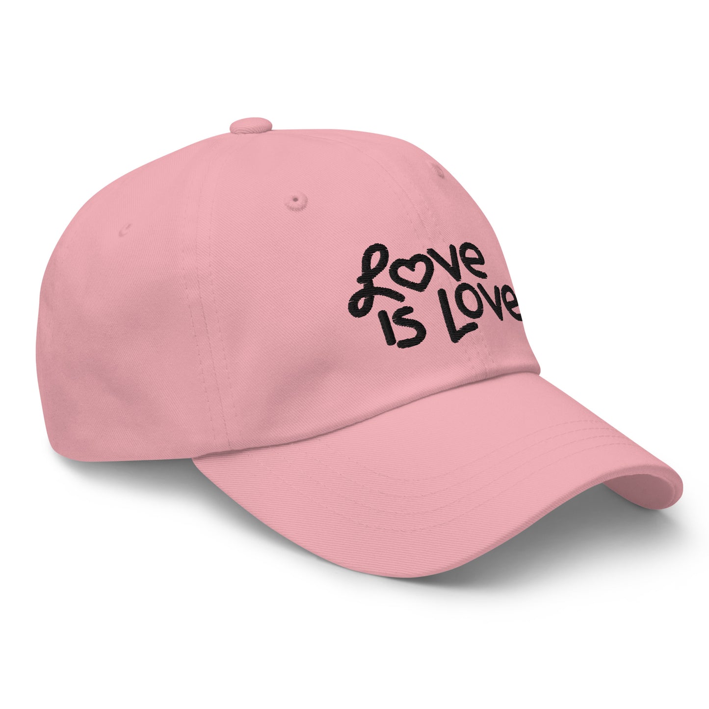 Casquette de Baseball de couleur rose "Love Is Love"