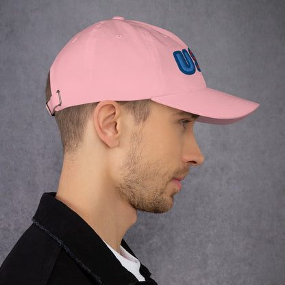 Casquette de Baseball de couleur rose "USA"