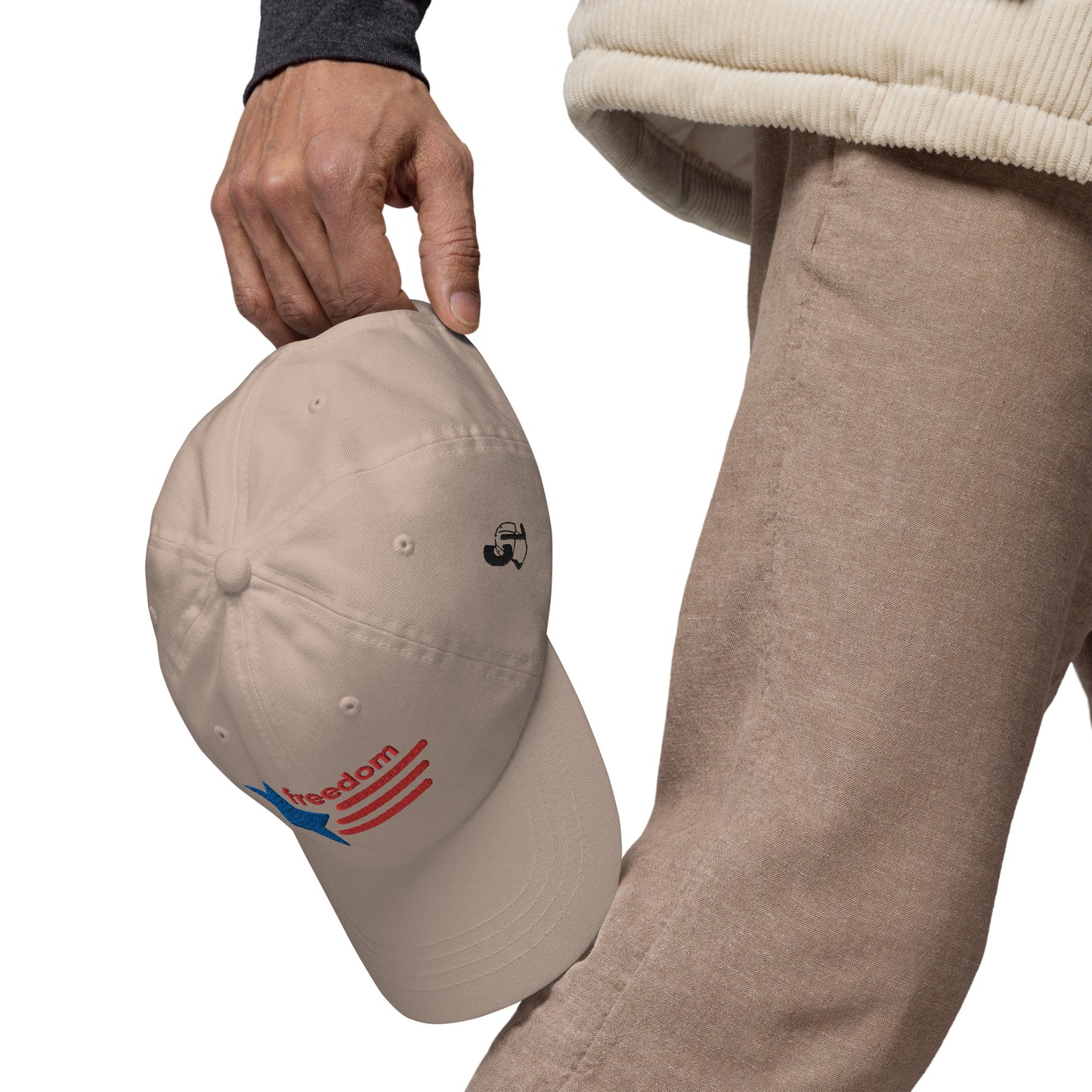 Casquette de Baseball de couleur beige "Freedom"