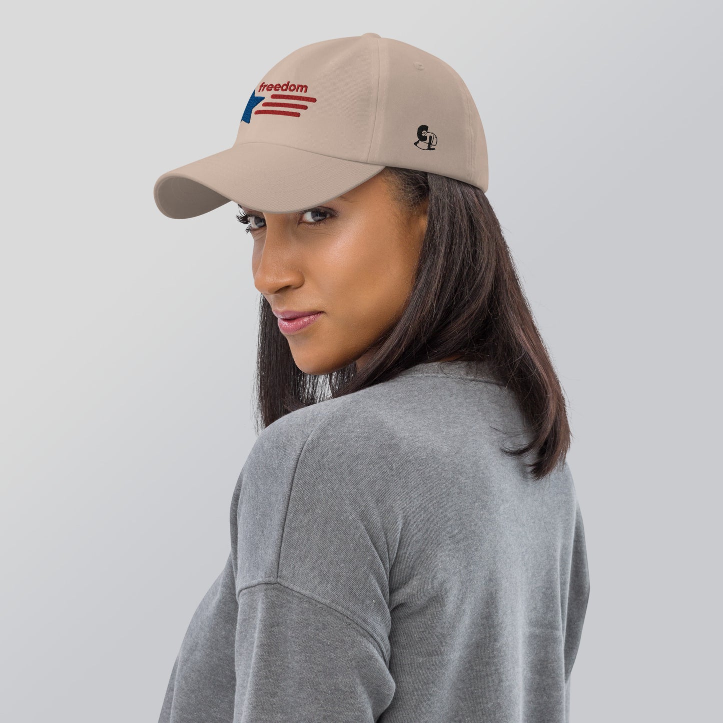 Casquette de Baseball de couleur beige "Freedom"