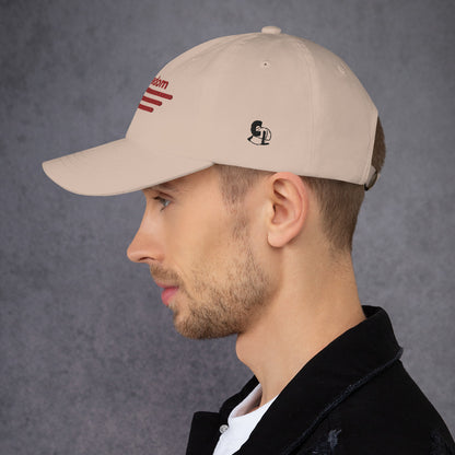 Casquette de Baseball de couleur beige "Freedom"