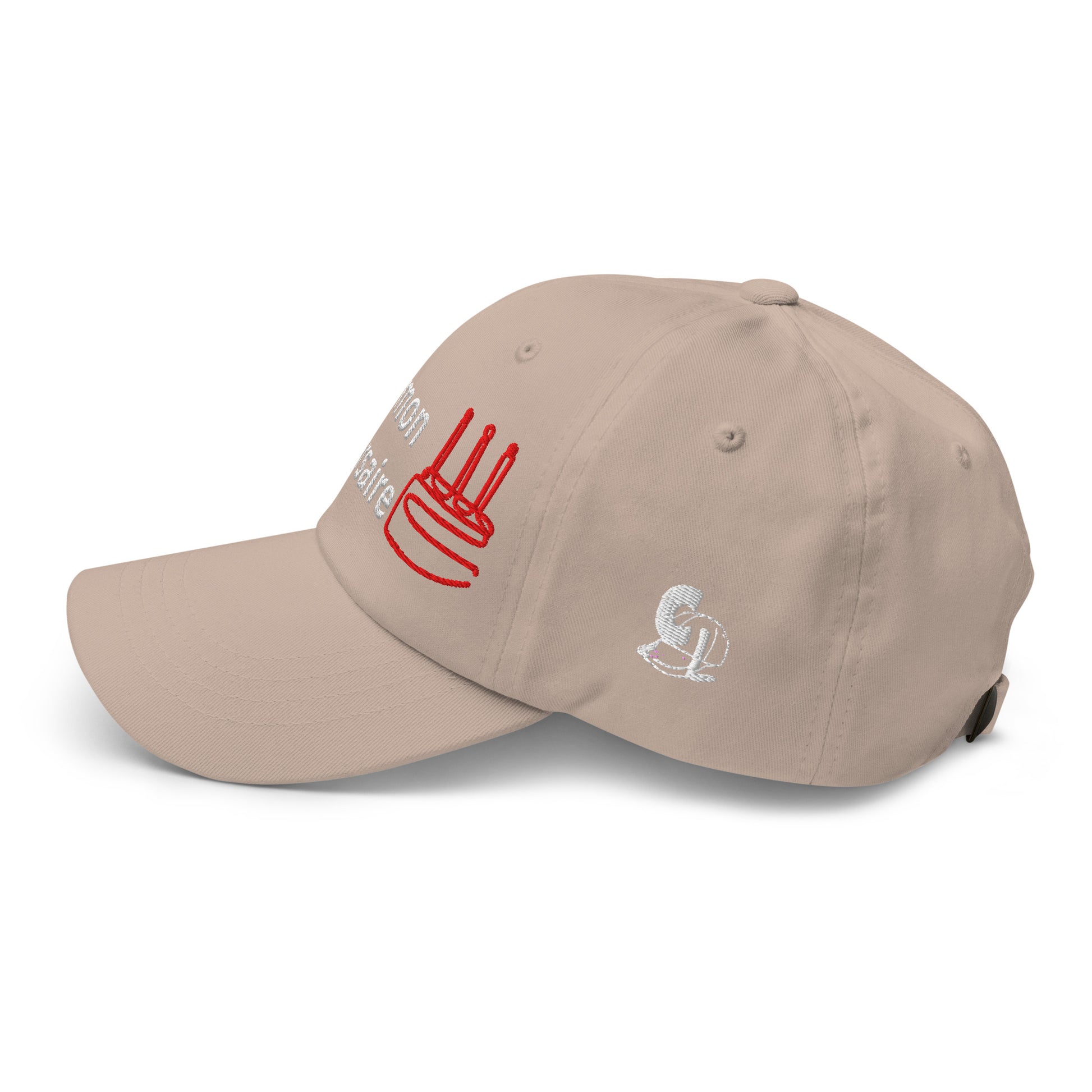 Casquette Baseball, brodée « C'est mon anniversaire », en Pierre, vue de côté, image 42
