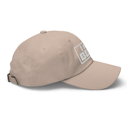 Casquette de Baseball de couleur beige "I am Best"