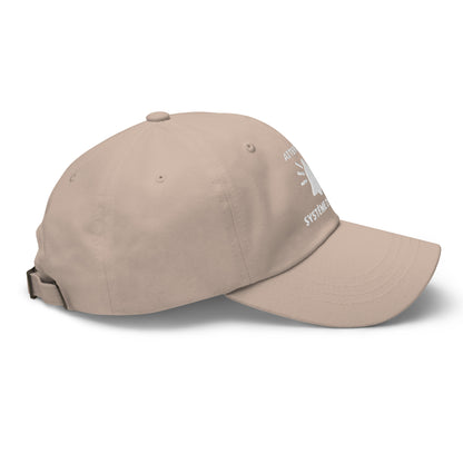 Casquette Baseball, brodée « Attention, système d'alarme », en Pierre, vue de côté, image 46