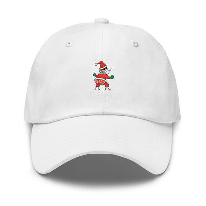 Casquette Baseball, brodée « Merry kiss my ass », vue de face, image 55