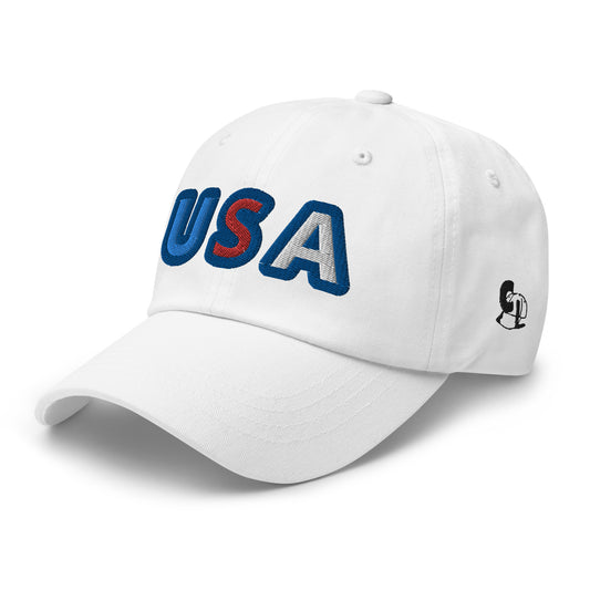 Casquette de Baseball de couleur blanche "USA"