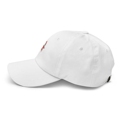 Casquette Baseball, brodée « Merry kiss my ass », vue de côté, image 58