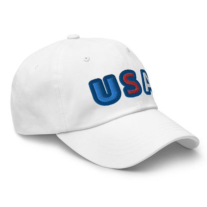 Casquette de Baseball de couleur blanche "USA"