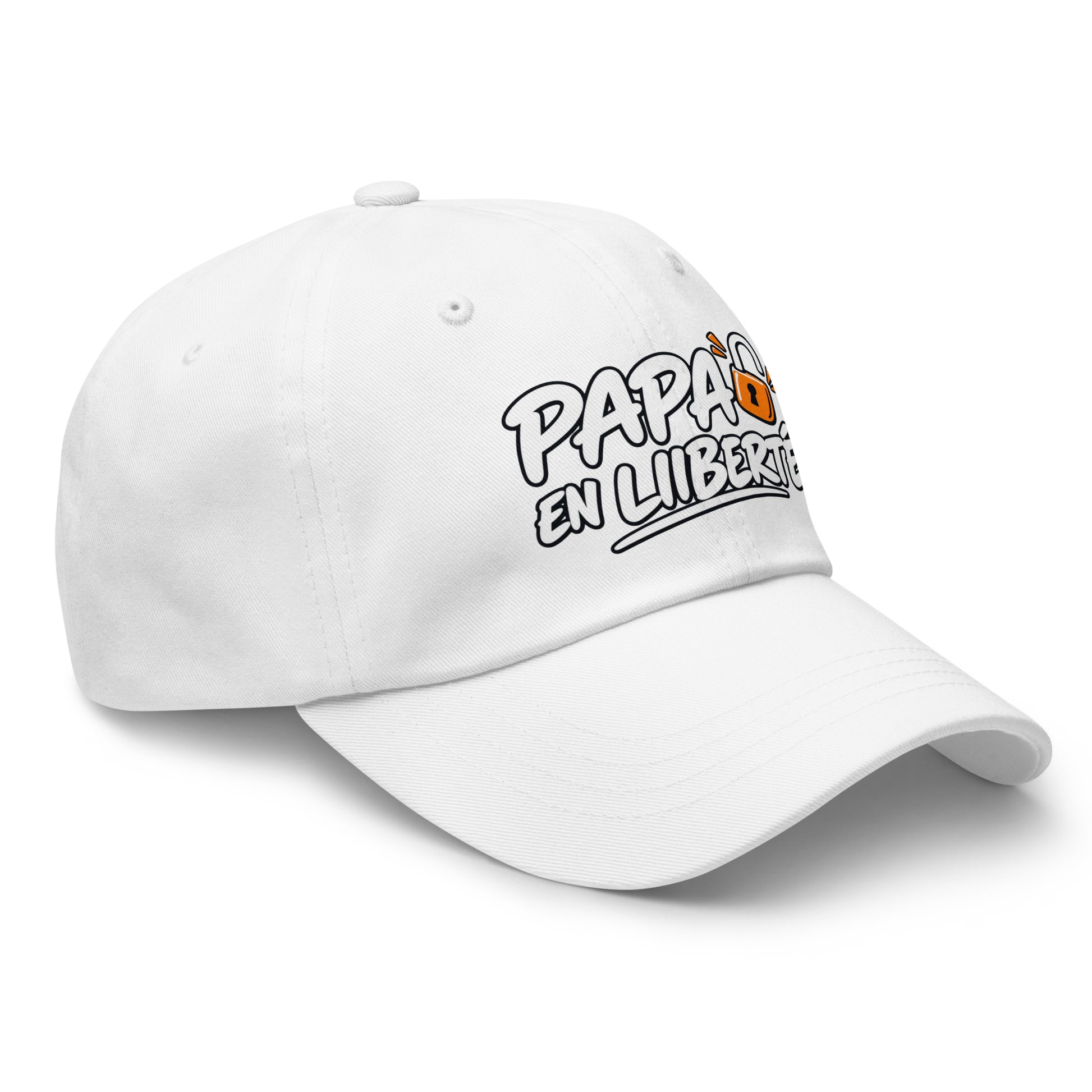 Casquette Baseball, brodée « Papa en liberté », vue de trois quarts, image 59