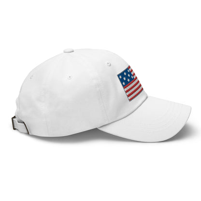 Casquette de Baseball de couleur blanche "Drapeau Américain"