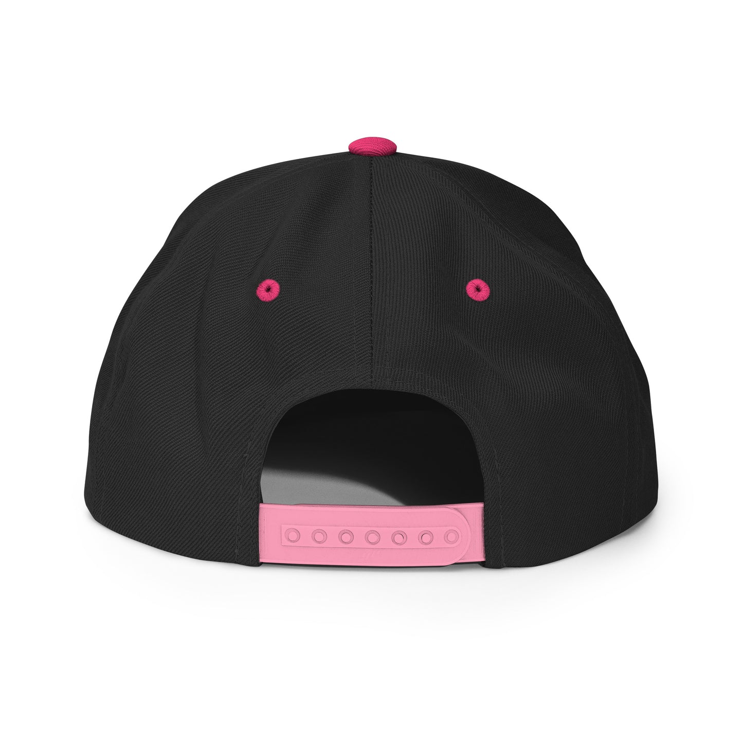Casquette Snapback, brodée « Verre en main, souci au loin », en Noir, vue arrière, image 34