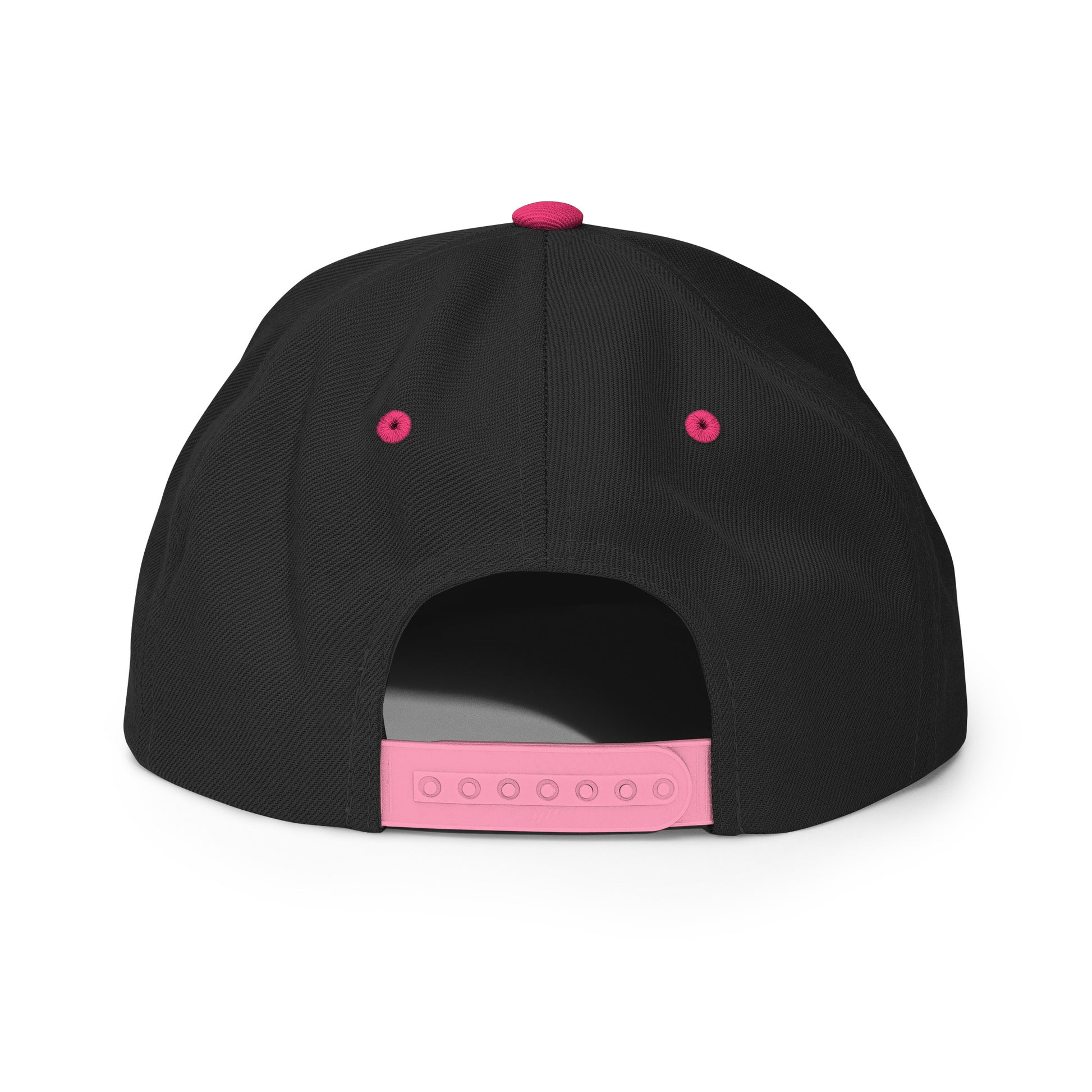 Casquette Snapback, brodée « Verre en main, souci au loin », en Noir, vue arrière, image 34