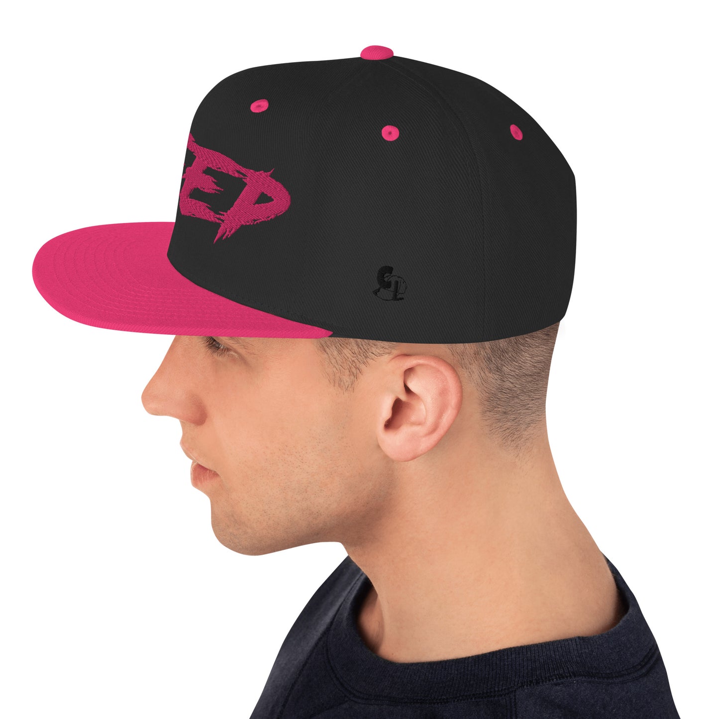 Casquette SnapBack de couleur noire et rose "Jeep"