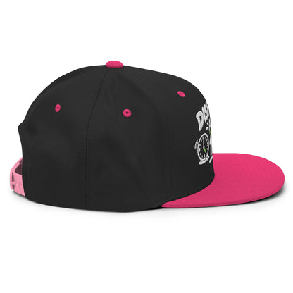 Casquette Snapback, brodée « Disponible après 17h », en Noir, vue de côté, image 39
