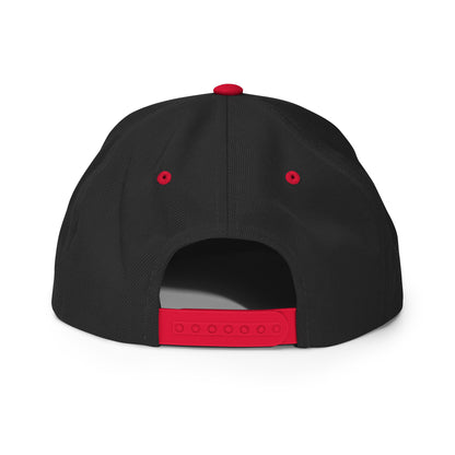 Casquette SnapBack de couleur noire et rouge "Jeep"