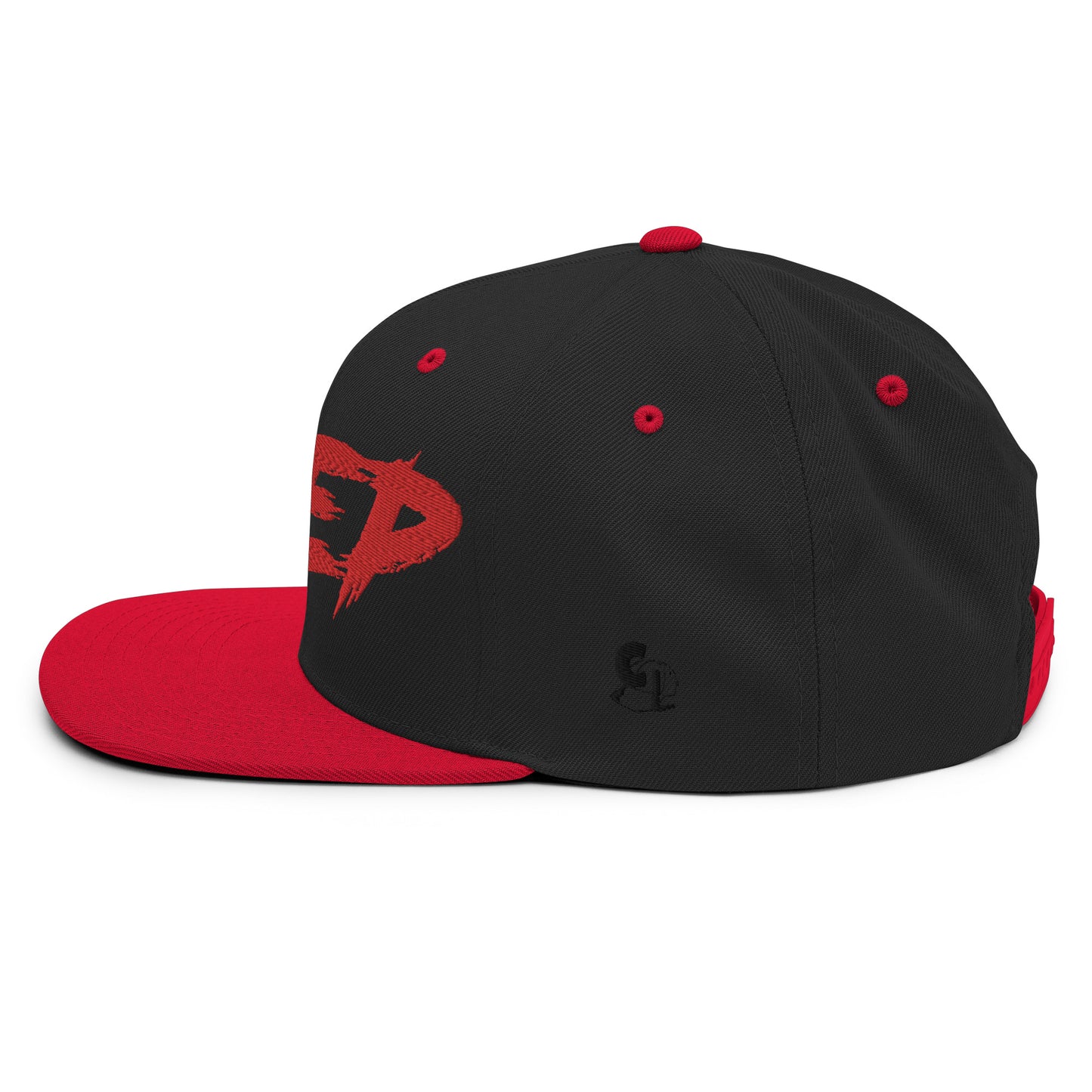 Casquette SnapBack de couleur noire et rouge "Jeep"