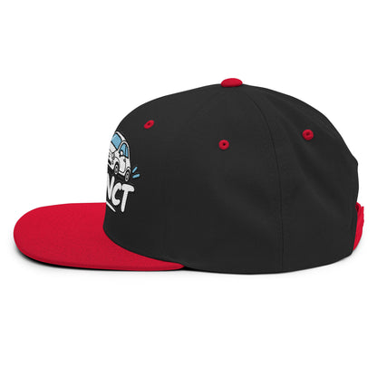 Casquette Snapback, brodée « Garé à l'instant », en Noir, vue de côté, image 32