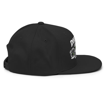 Casquette Snapback, brodée « Disponible après 17h », en Noir, vue de côté, image 29