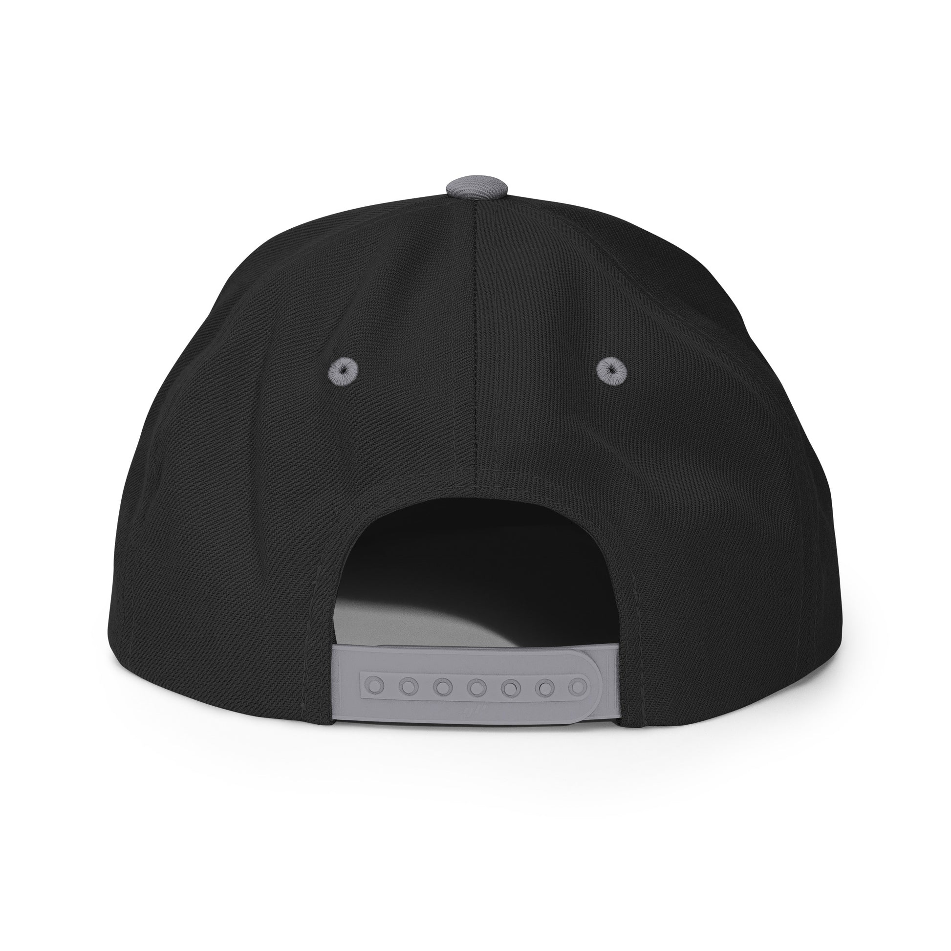 Casquette Snapback, brodée « Garé à l'instant », en Noir, vue arrière, image 44