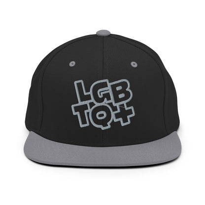 Casquette Snapback, brodée « LGBTQ+ », vue de face, image 11