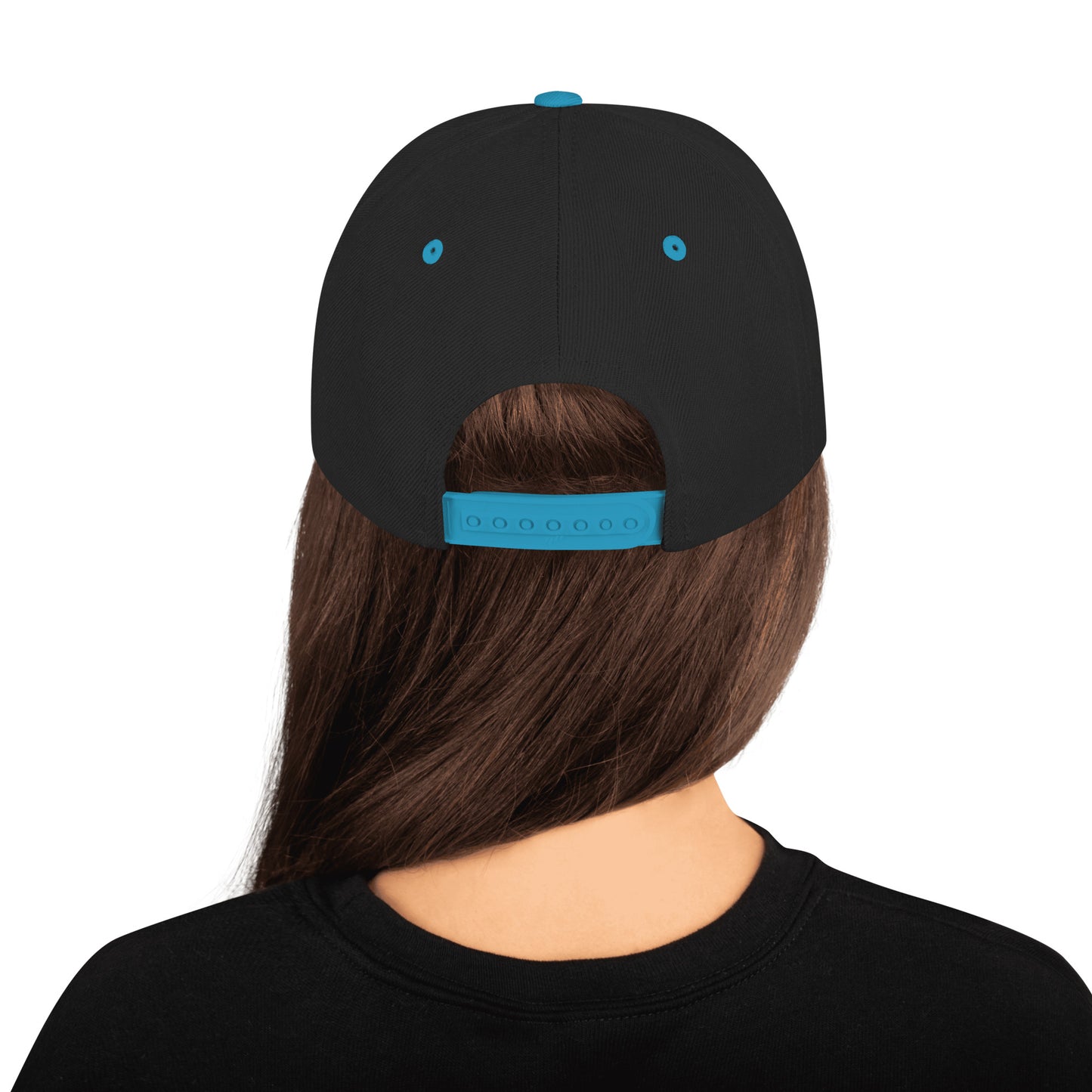 Casquette SnapBack de couleur noire et bleue "Jeep"