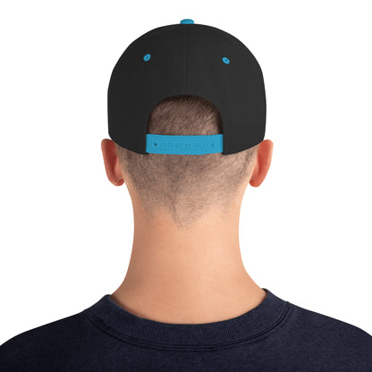 Casquette SnapBack de couleur noire et bleue "Jeep"