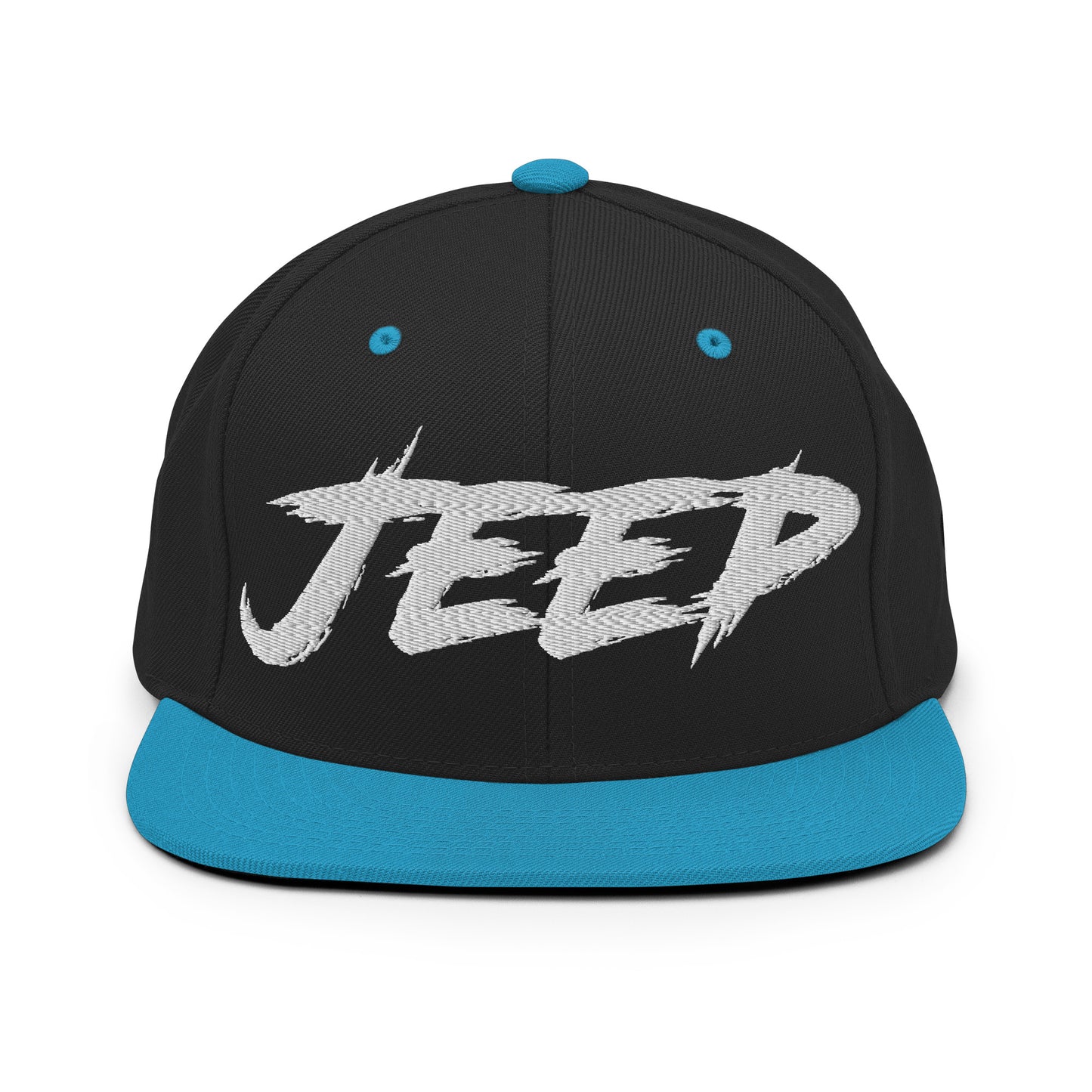 Casquette SnapBack de couleur noire et bleue "Jeep"