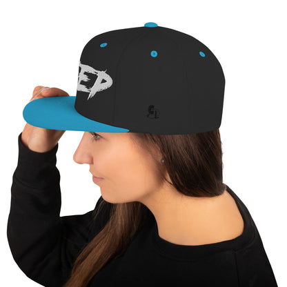 Casquette SnapBack de couleur noire et bleue "Jeep"